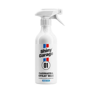 Спрей-воск карнауба Shiny Garage Carnauba Spray Wax V2, 0.5л