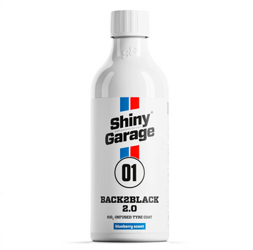 Засіб для догляду за шинами з SiO2 (кераміка) Shiny Garage Back2Black 2.0 Polymer Tire Dressing , 0.5л